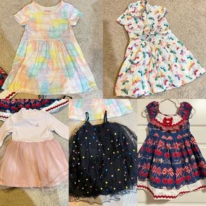 Sunmer/spring baby girl dress Bundle 5pc size3T
